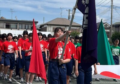 吹奏楽部の生演奏で入場開始です！
