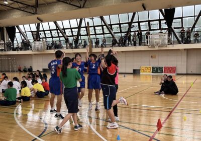 部活対抗リレー優勝”ハンドボール部”