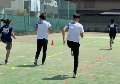 陸上競技部のトレーニング