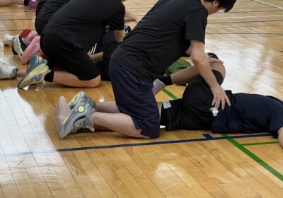 バスケ部準備運動