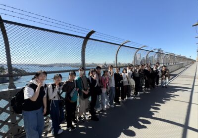 ハーバーブリッジにて