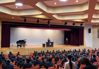 教務の先生からのお話